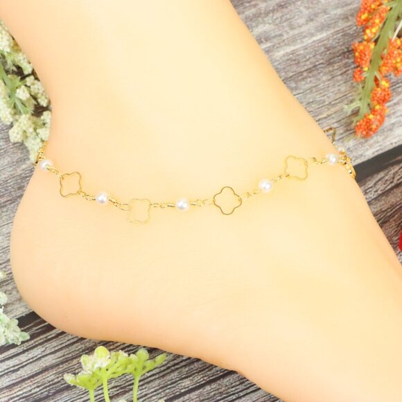 "Elegant Handmade Anklet – Delicate Jewelry for Women, MAR091610 - Picture 8 of 10